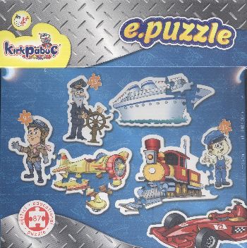 e-Puzzle Taşıtlar Sürücüler Vehicles (87 Puzzle) 6115 %17 indirimli Ko