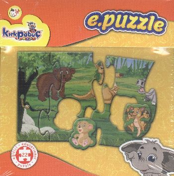 e-Puzzle Vahşi Hayvanlar (22 Puzzle) 6114 %17 indirimli Kolektif