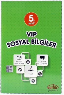 Editör 5. Sınıf Vip Sosyal Bilgiler Konu Anlatım