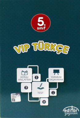 Editör 5. Sınıf VIP Türkçe Konu Anlatımlı