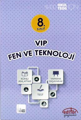 Editör 8. Sınıf Vip Fen ve Teknoloji Konu Anlatımlı