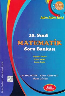 Ege 10. Sınıf Matematik Soru Bankası Adım Adım Serisi %17 indirimli A.