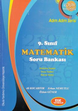 Ege 9. Sınıf Matematik Soru Bankası Adım Adım Serisi %17 indirimli A.K