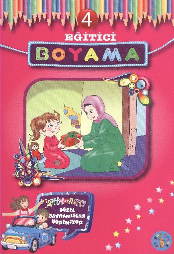 Eğitici Boyama - 4 Jambu ile Narçi Güzel Davranışlar Öğreniyor