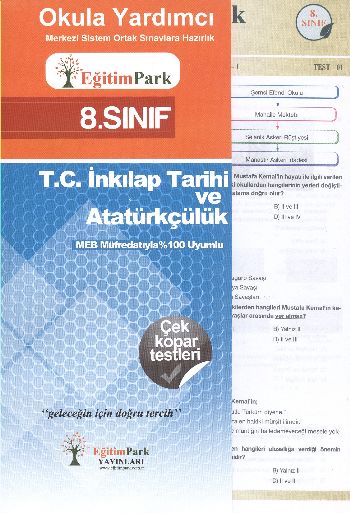 Eğitim Park 8. Sınıf T.C. İnkılap Tarihi ve Atatürkçülük Yaprak Test K