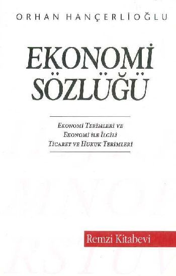 Ekonomi Sözlüğü %17 indirimli Orhan Hançerlioğlu