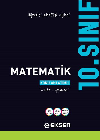 Eksen 10. Sınıf Matematik Anlatım Kitabı %17 indirimli Rafet Özdemir-S