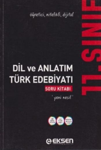 Eksen 11. Sınıf Dil ve Anlatım Türk Edebiyatı Soru Bankası %17 indirim