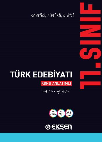 Eksen 11. Sınıf Türk Edebiyatı Anlatım Kitabı %17 indirimli H.Akgüngör