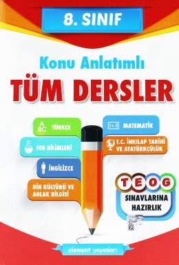 Element 8. Sınıf Tüm Dersler Konu Anlatım