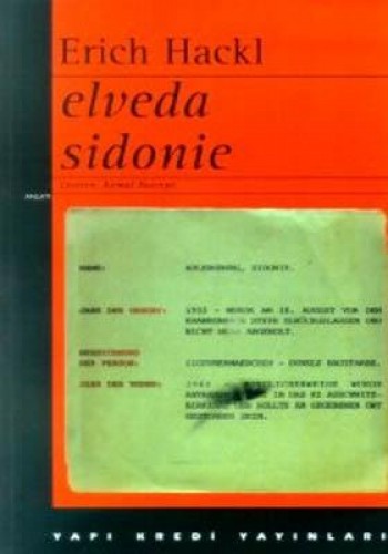 Elveda Sidonie %17 indirimli Erich Hackl