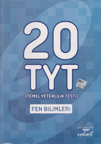 Endemik YKS TYT Fen Bilimleri 20 Deneme 1. Oturum Endemik Yayınları Ko