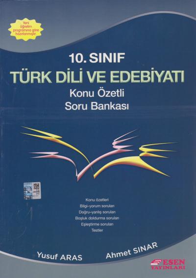 Esen 10. Sınıf Türk Dili ve Edebiyatı Konu Özetli Soru Bankası %30 ind