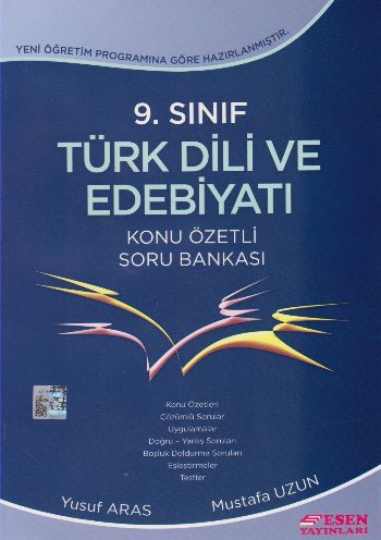 Esen 9. Sınıf Türk Dili ve Edebiyatı Konu Özetli Soru Bankası %30 indi