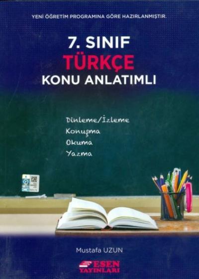 Esen 7.Sınıf Türkçe Konu Anlatımlı Mustafa Uzun
