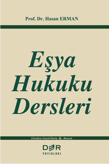 Eşya Hukuku Dersleri