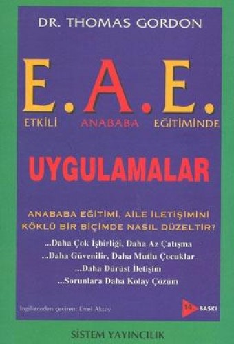 E.A.E. Etkili Anababa Egt.Uygulamalar %17 indirimli