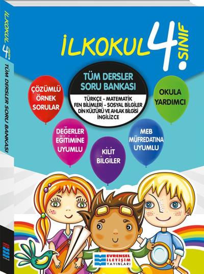 Evrensel 4. Sınıf Tüm Dersler Soru Bankası-YENİ Evrensel İletişim Yayı