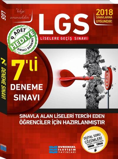 Evrensel İletişim 2018 8. Sınıf LGS 7’li Video Çözümlü Deneme Sınavlar