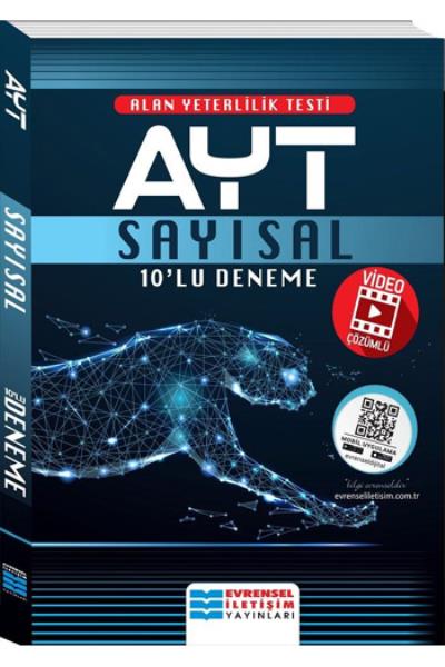 Evrensel AYT Sayısal Video Çözümlü 10'lu Deneme