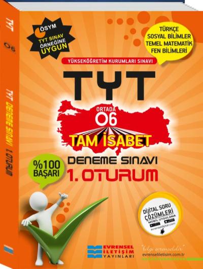 Evrensel TYT 1.Oturum O6 Deneme Sınavı Kolektif