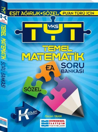 Evrensel YKS TYT Temel Matematik K Serisi Soru Bankası 1. Oturum Özcan