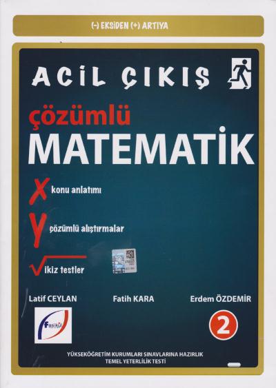 Fasikül Acil Çıkış Çözümlü Matematik 2 Latif Ceylan-Fatih Kara-Erdem Ö