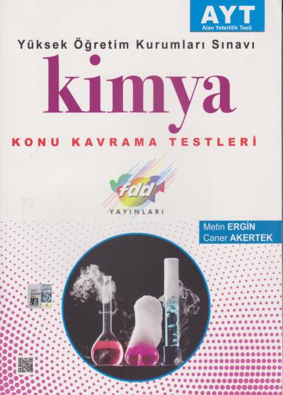 FDD AYT Kimya Konu Kavrama Testleri Metin Ergin-Caner Akertek