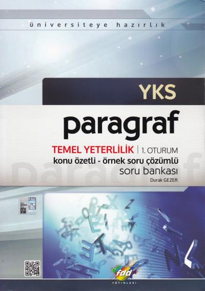 FDD YKS Paragraf Soru Bankası Temel Yeterlilik 1. Oturum Kolektif