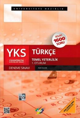 FDD YKS Türkçe 1. Oturum Deneme Sınavı Adil Özçelik