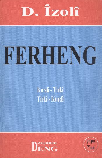 Ferheng (Kurdi-Tirkı - Tirkı-Kurdı) %17 indirimli D. Izolı