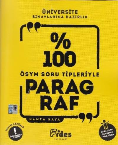 Fides %100 ÖSYM Soru Tipleriyle Paragraf Hamza Kaya