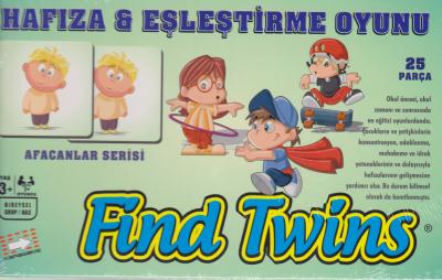 Find Twins Afacanlar Serisi-25 Parça Hafıza-Eşleştirme Oyunu