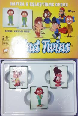 Find Twins Sevimli Minikler Serisi Hafıza ve Eşleştirme Oyunu 24 Parça
