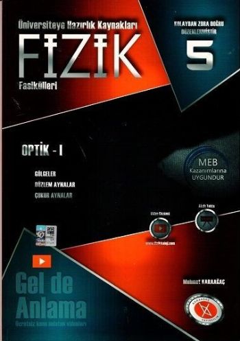 Fizik Fasikülleri 5- Optik 1-Gölgeler-Düzlem Aynalar-Çukur Aynalar Meh