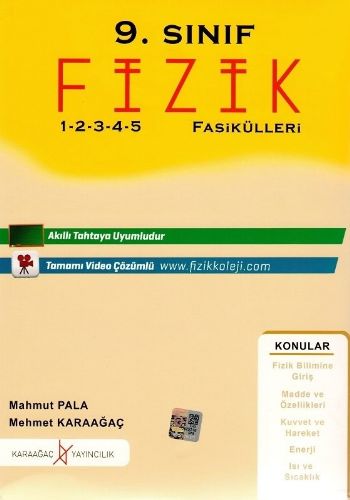 Karaağaç 9.Sınıf Fizik 1-2-3-4-5 Fasikülleri Seti (5 Kitap)