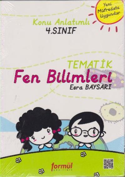 Formül 4. Sınıf Konu Anlatımlı Tematik Fen Blimleri Fasikülleri Esra B