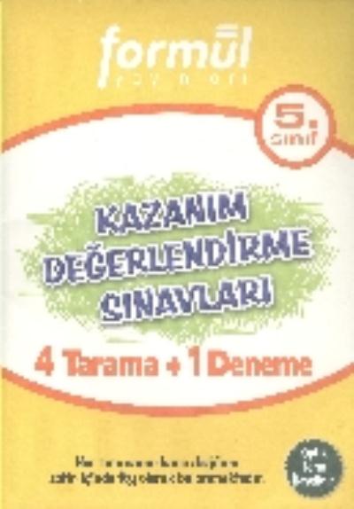 Formül 5. Sınıf Kazanım Değerlendirme Sınavları