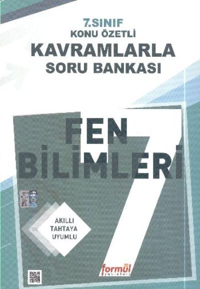 Formül 7. Sınıf Fen Bilimleri Konu Özetli Kavramlarla Soru Bankası