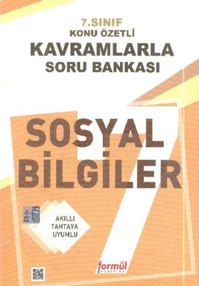 Formül 7. Sınıf Sosyal Bilgiler Konu Özetli Kavramlarla Soru Bankası M