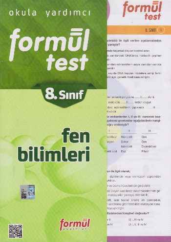 Formül 8. Sınıf Fen Bilimleri Yaprak Test Komisyon