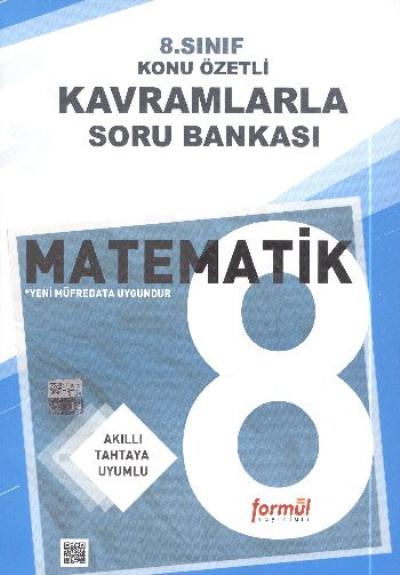 Formül 8. Sınıf Matematik Konu Özetli Kavramlarla Soru Bankası Ahmet G