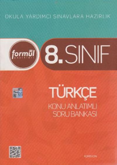 Formül 8. Sınıf Türkçe Konu Anlatımlı Soru Bankası Formül Yayınları Ko