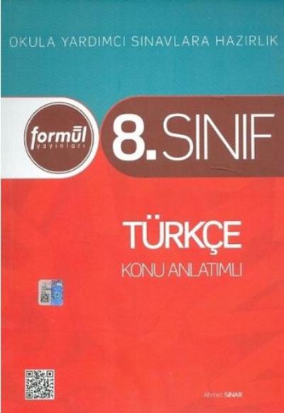 Formül 8. Sınıf Türkçe Konu Anlatımlı Formül Yayınları Komisyon