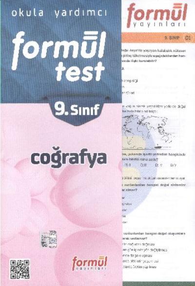 Formül 9. Sınıf Coğrafya Yaprak Test