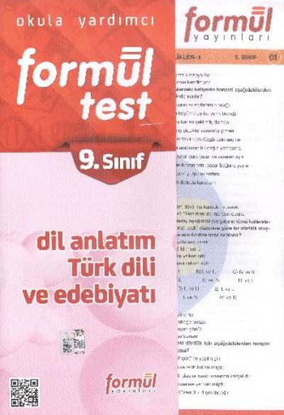 Formül 9. Sınıf Dil Anlatım Türk Dili ve Edebiyatı Yaprak Test Kolekti