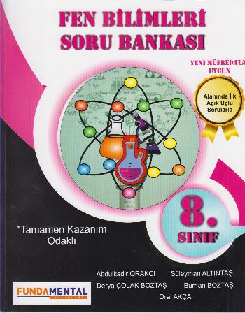 Fundamental 8. Sınıf Fen Bilimleri Soru Bankası Fundamental Yayınları 