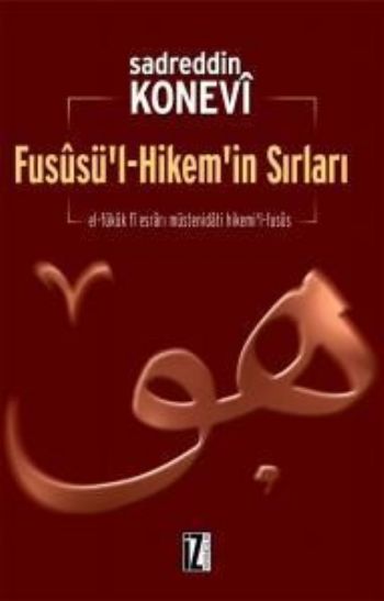 Fususül Hikemin Sırları %17 indirimli Sadreddin Konevi