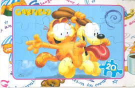 Garfield Puzzle Odie - 20 Parça