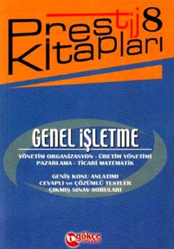 Genel İşletme Prestij Kitapları-8 %17 indirimli